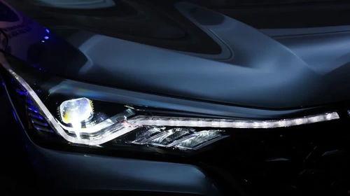 國產(chǎn)車車燈視頻素材,科技之光，照亮未來之路